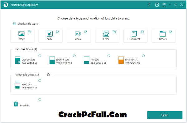 fonepaw data recovery pc