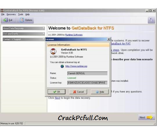 GetDataBack Pro Free Download