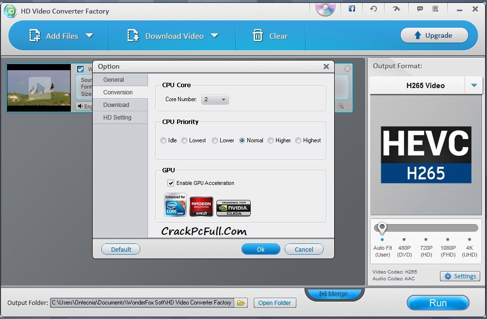 HD Video Converter Factory Pro Registration Key