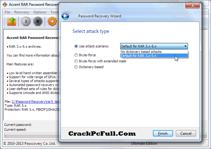 Accent RAR Password Recovery Crack
